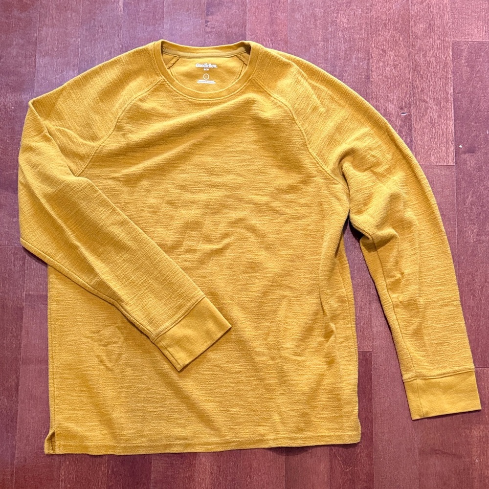 Goodfellow & Co Mustard Long Sleeve Shirt